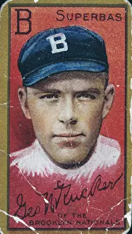 Prints of Tobacco card with a chromolithograph depiction of American baseball player Nap Rucker (George Napoleon Rucker, 1884-1970) of the Brooklyn Superbas Step Back in Time with Iconic Collectible Cards: Nap Rucker Tobacco Card