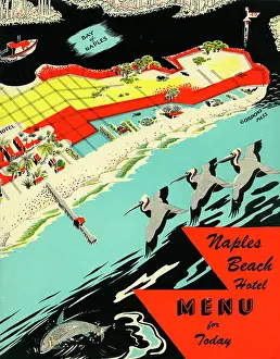 1955 Prints: Naples Beach Hotel