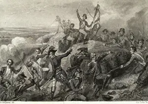 Napoleon and Army Fighting Battle