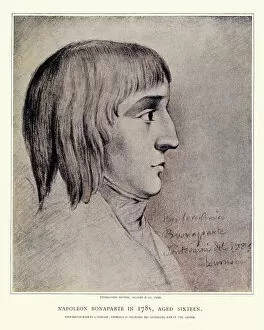 Images Dated 2nd November 2015: Napoleon Bonaparte in 1785, aged sixteen