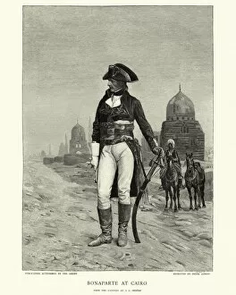 Images Dated 6th February 2018: Napoleon Bonaparte in Cairo, Egypt