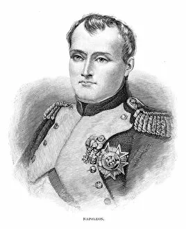 Images Dated 11th February 2019: Napoleon Bonaparte engraving 1891