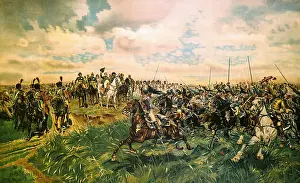 Napoleon Fighting in the Battle of Friedland