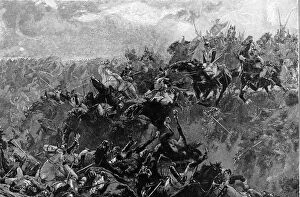 Battle of Waterloo June 18, 1815 Gallery: Napoleons Charge At Battle Of Waterloo