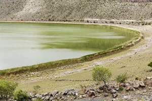 Images Dated 7th May 2014: Narli Gol, crater lake, Nigde Province, Cappadocia, Central Anatolia Region, Anatolia, Turkey