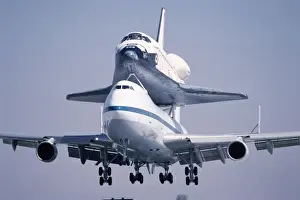 NASA Boeing Space Shuttle and Boeing 747 Carrier Aircraft