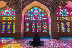 Images Dated 11th June 2018: Nasir al-Mulk Mosque in Shiraz, Iran