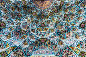 Images Dated 28th August 2017: Nasir Al-Mulk Mosque, Shiraz, Iran