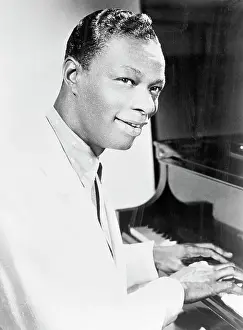 Nat King Cole Playing Piano