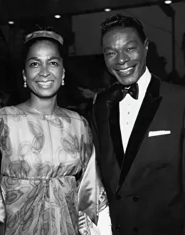 Nat King Cole and Wife in Formal Attire