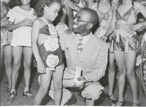 Memphis Prints: Nat Williams Talking to Young Girl