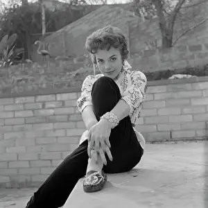 Prints of American actress Natalie Wood (1938 - 1981) in the backyard of her house, US, 6th January 1956. (Photo by Graphic House/Archive Photos/Getty Images) Grace, Glamour & Timeless Elegance: Natalie Wood