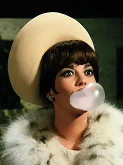 Natalie Wood Blowing Bubble Gum Bubble