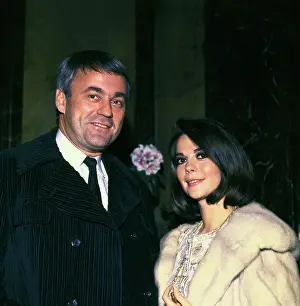 Natalie Wood Posing with Richard Gregson