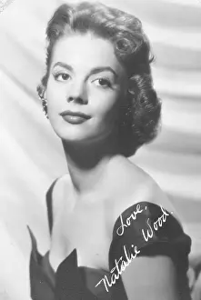 Prints of Natalie Wood signed headshot, 1954. (Photo by Smith Collection/Gado/Getty Images) Grace, Glamour & Timeless Elegance: Natalie Wood Signed Headshot