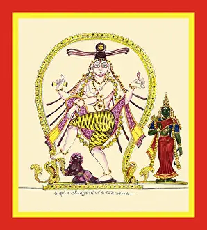 Drum Prints: Nataraja, Lord of the Dance