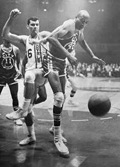 Nate Thurmond and Jerry Lucas During Game