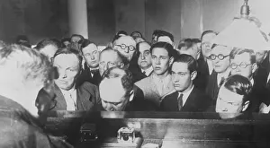 Nathan Leopold and Richard Loeb in Court