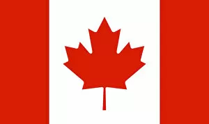 Images Dated 28th March 2016: National Flag of Canada Illustration