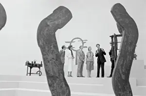 Mellon Prints: National Gallery Dedication in Washington with Jimmy Carter and ieoh Ming Pei