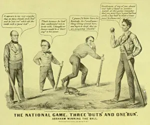 Cartoons Prints: The National Game