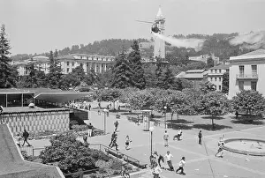 Public Square Prints: National Guard Spraying Tear Gas on Berkeley Students