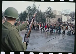 Madison Prints: National Guard at University of Wisconsin Campus