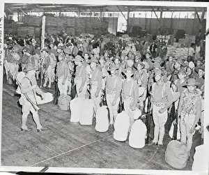Honolulu Prints: National Guardsmen Arriving for Duty