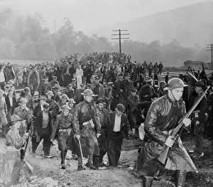 National Guardsmen Escorting Miners