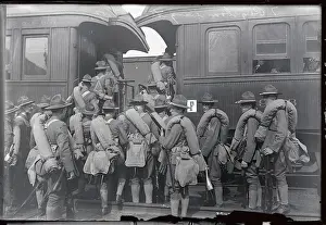 Camp Prints: National Guardsmen Leaving For Encampmen