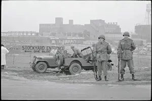 National Guardsmen at Picket Line Site