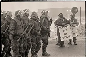 Austin Prints: National Guardsmen and Strikers