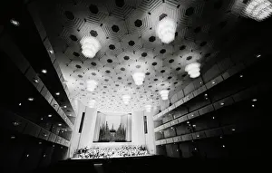 Concert Hall Prints: National Symphony Orchestra Rehearsing in Concert Hall of John F