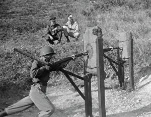 Nationalist Soldiers Practicing with Bayonets