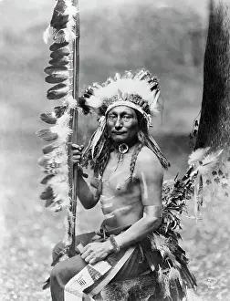 Pole Prints: Native American in Regalia
