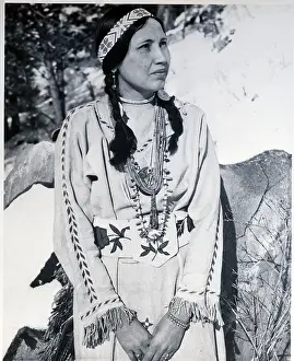 Airline Prints: Native American Stewardess