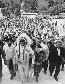Huty30055 Prints: Native American US Supreme Court Protest