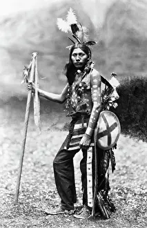 Native American in Traditional Dress Print. Art Prints, Posters & Puzzles  from Fine Art Storehouse