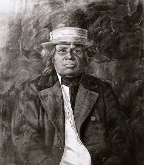 Native American in Western Clothes
