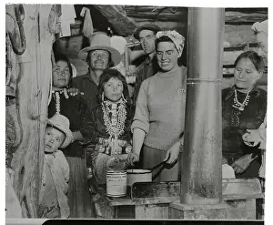 Native Americans Receiving Assistance from Medical Evangelist