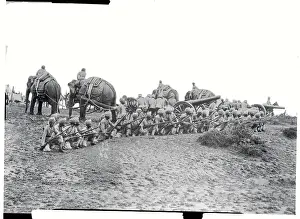 Natives Utilizing an Elephant Battery