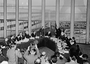NATO Delegates Signing an Agreement