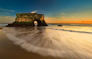 Images Dated 26th January 2013: Natural Bridge Sunset