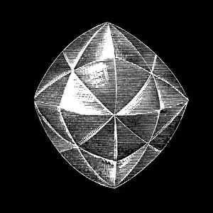 Crystal Prints: Natural crystal forms of the diamond