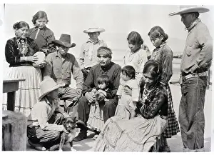 Navajo Indian Family Group