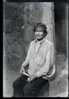 Navajo Indian Silversmith
