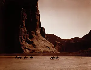 Riders Prints: Navajo Riders By Curtis