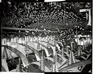 Annapolis Prints: Naval Academy Graduates Throwing Hats in Air