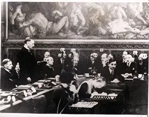 Delegates Prints: Naval Conference Session in London