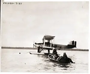 Flood Prints: Naval Seaplane Loading Mail and Flood Aid